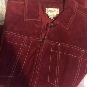 Suede Jacket and skirt set